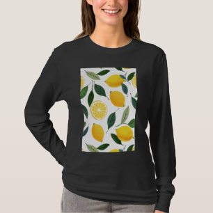 Lemon Pattern Art Vintage Fruit 1 T-Shirt