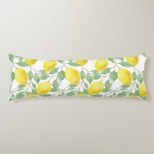 Lemon Pattern Body Cushion