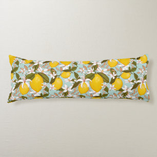 Lemon Pattern Body Cushion