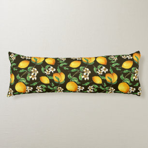 Lemon Pattern Body Cushion