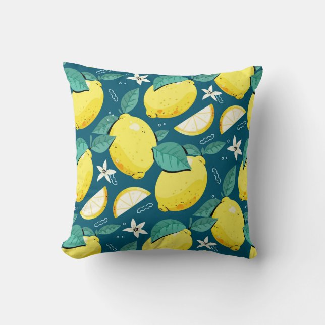 Lemon Pattern Cushion (Front)