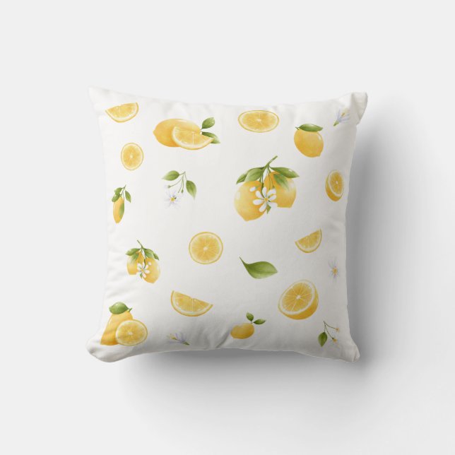Lemon Pattern Cushion (Front)