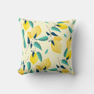 Lemon pattern cushion