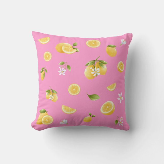 Lemon Pattern Cushion (Front)
