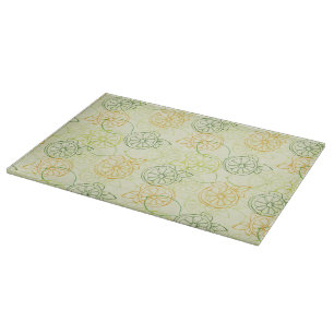 Lemon Pattern Cutting Board