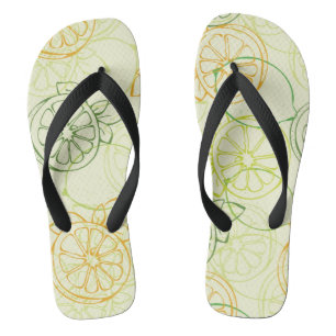 Lemon Pattern Jandals