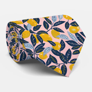 Lemon Pattern Men's Necktie