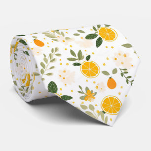 Lemon Pattern Men's Necktie