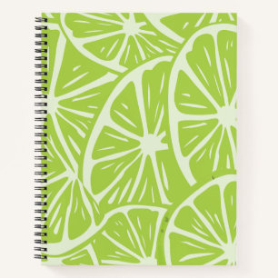 Lemon pattern notebook