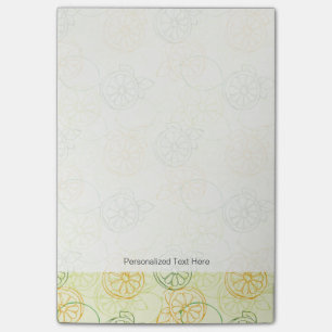 Lemon Pattern Post-it Notes