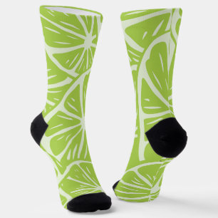 Lemon pattern socks