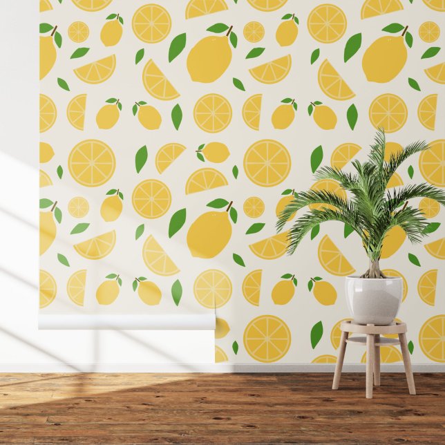 Lemon Pattern Wallpaper (Lemon Pattern Wallpaper)