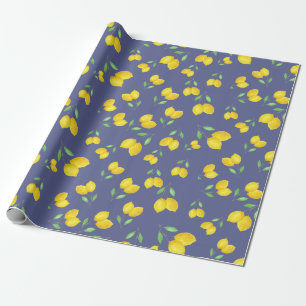 Lemon Pattern  Wrapping Paper