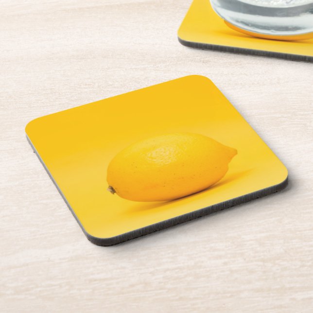 Lemon Photo Coaster (Left Side)
