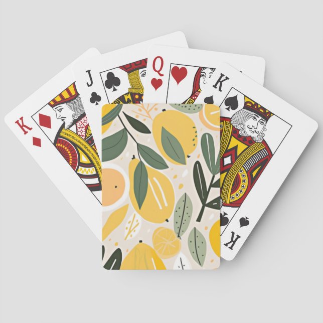 Lemon Playing Cards (Back)