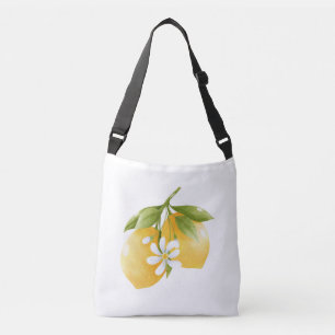 Lemon Print Crossbody Bag
