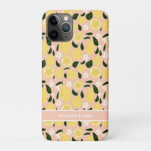 Lemon Print Customized Preppy Cellphone Case Cover