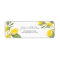 Lemon Return Address Label Foliage Citrus Bohomian