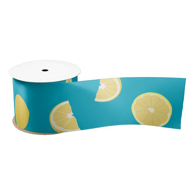 Lemon Satin Ribbon (Spool)