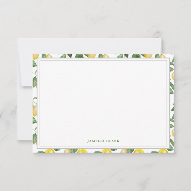 Lemon Season | Card (Front)
