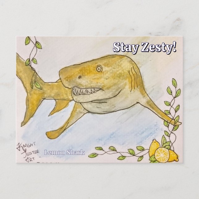 Lemon Shark Postcard (Front)