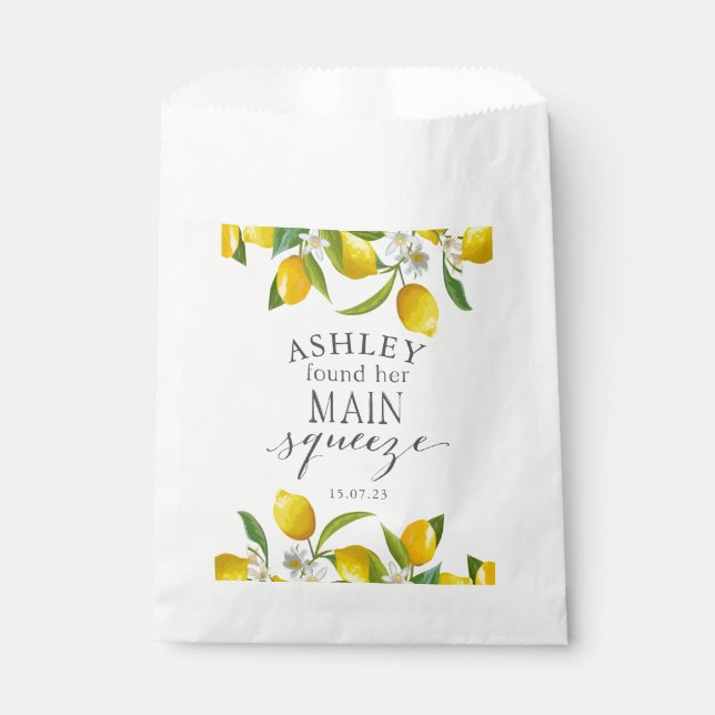 Lemon, she found her main squeeze favour bags (Front)