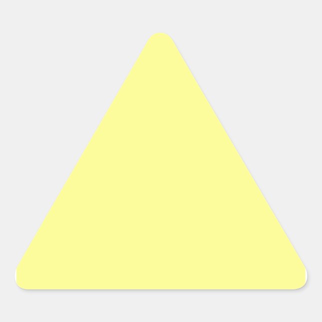 Lemon Sherbet Triangle Sticker (Front)