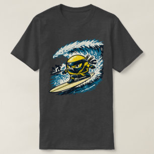 Lemon Shinobi Surf Race — Vintage Summer Ninja  T-Shirt