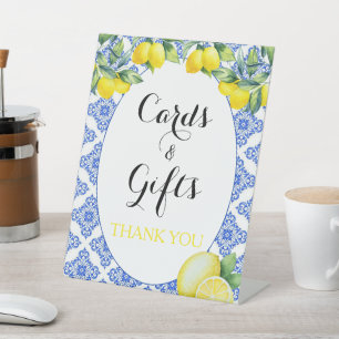 Lemon Shower Cards & Gifts Sign