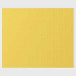 Lemon Slice Citrus Fruit Yellow Wrapping Paper