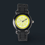 Lemon Slice Citrus Watch<br><div class="desc">©staceyjean.com</div>