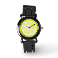 Lemon Slice Citrus Watch