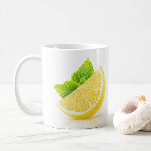 Lemon slice coffee mug