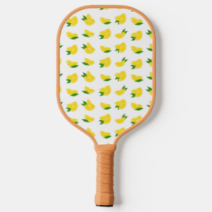 Lemon Slice Cute Citrus Ladies Pickleball Paddle