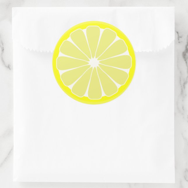 Lemon Slice Fruit Stickers (Bag)