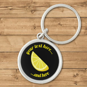 Lemon Slice Key Ring