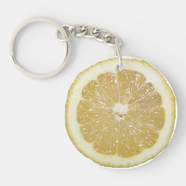 Lemon Slice Key Ring (Front)
