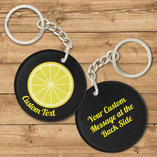 Lemon Slice Keychain