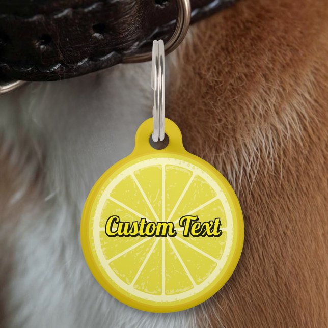 Lemon Slice Pet Tag (Creator Uploaded)