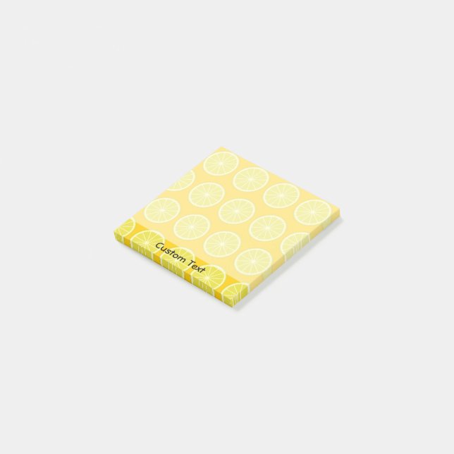 Lemon Slice Post-it Notes (Angled)