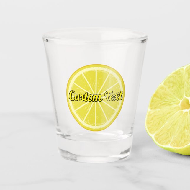 Lemon Slice Shot Glass (Front)