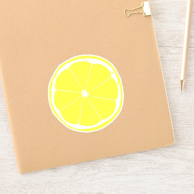 Lemon Slice Sticker (Notebook)