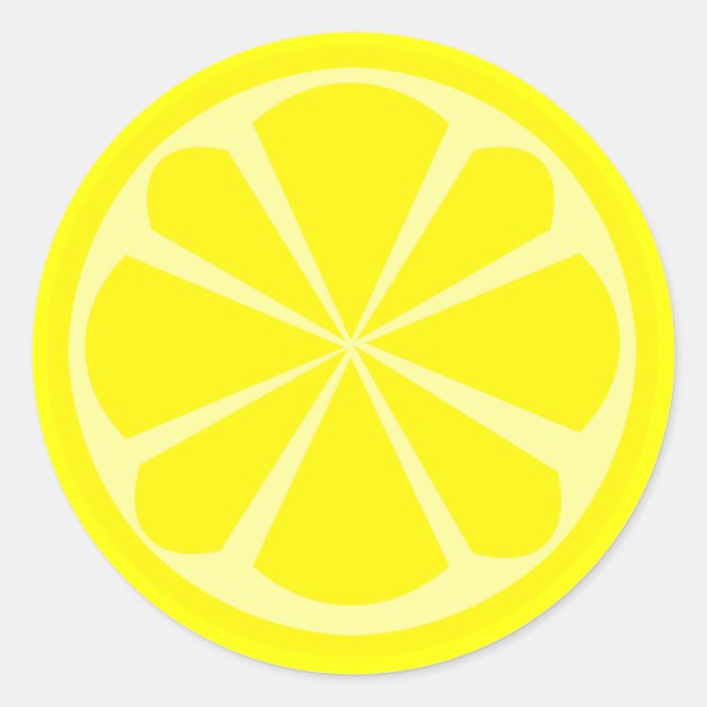 Lemon Slice Sticker (Front)