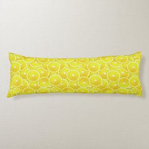 Lemon slices body cushion
