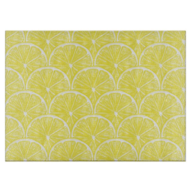 Lemon slices cutting board (Front)