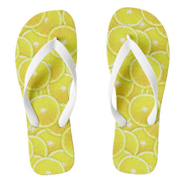 Lemon slices jandals (Footbed)