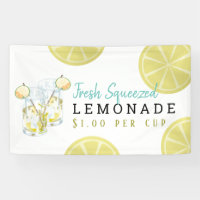 Lemon Slices Lemonade Stand Kids White