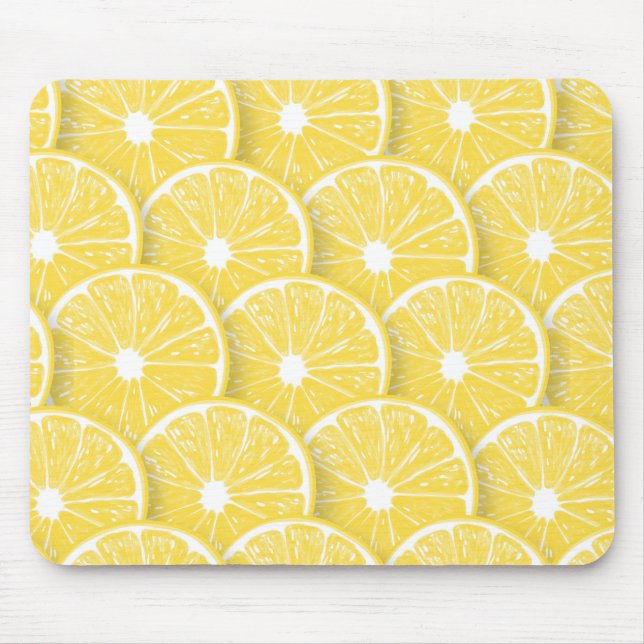Lemon slices mouse pad (Front)