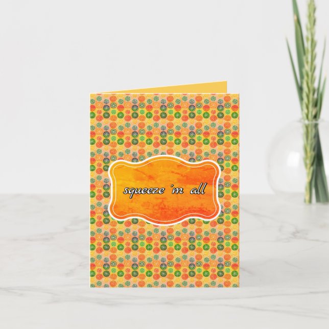 Lemon Slices Note Card (Front)