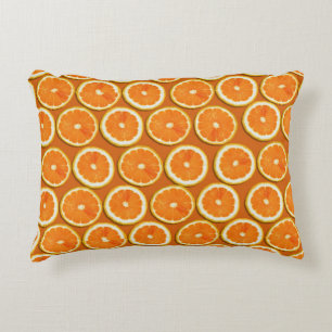 Lemon Slices Pattern Decorative Cushion